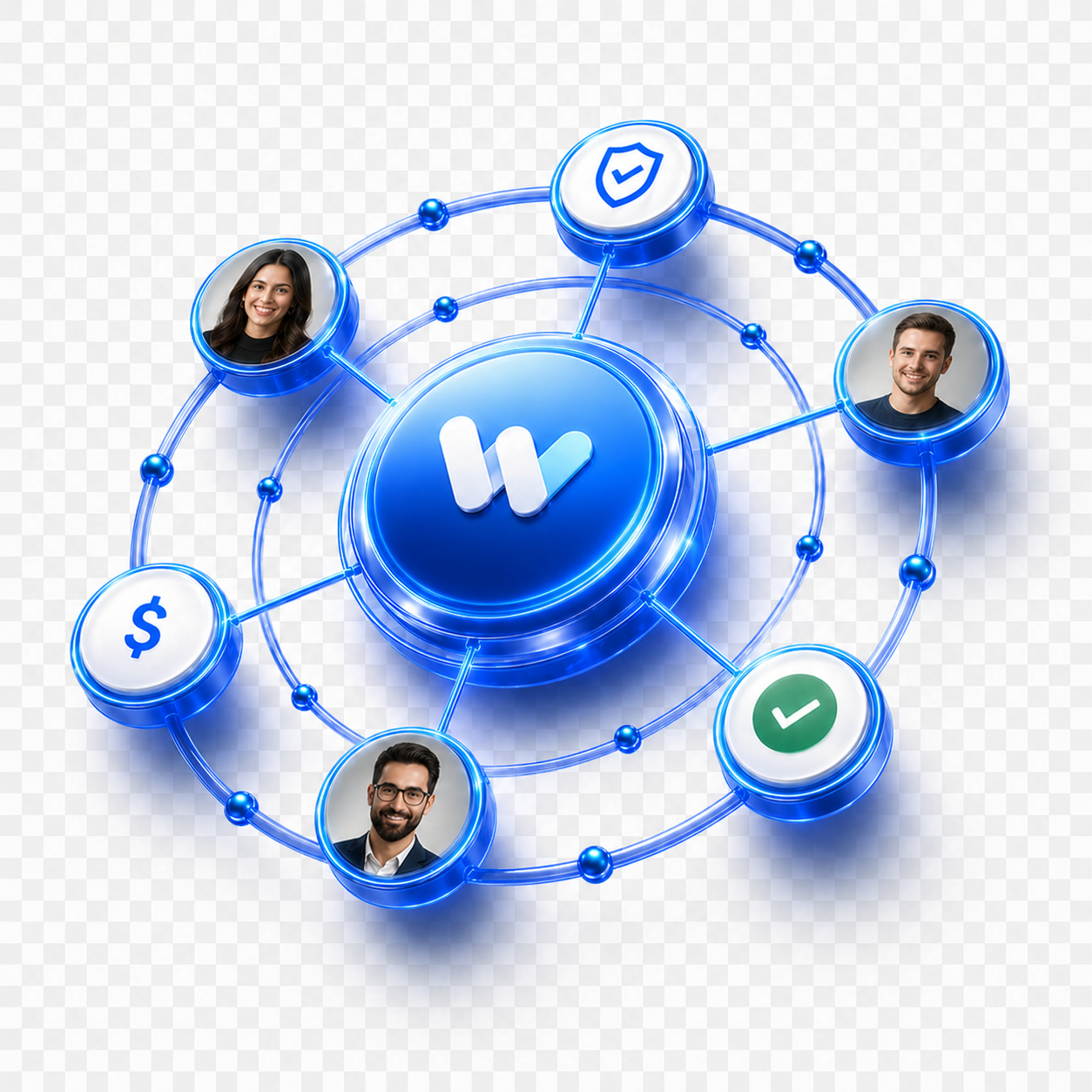 Win-Win Network — trust diagram